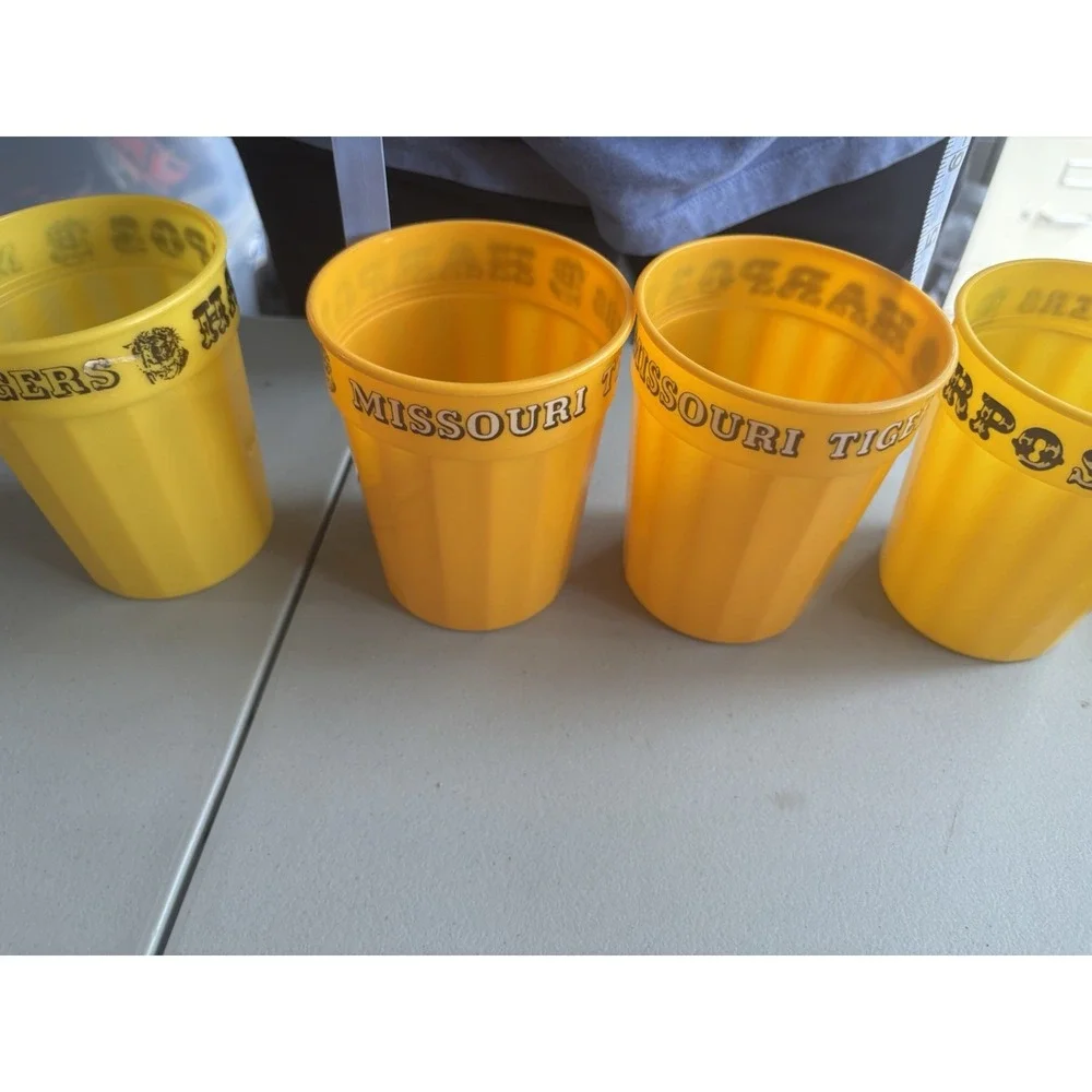 MU Tigers Harpos Set Of 4 Tumblers‎
